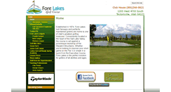 Desktop Screenshot of forelakesgc.com