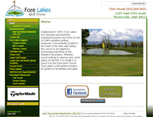 Tablet Screenshot of forelakesgc.com
